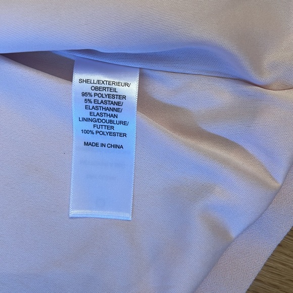 Adrianna Papell Blush Pink Bell Sleeve Open Front Blazer  Women’s Size Medium - Picture 15 of 15